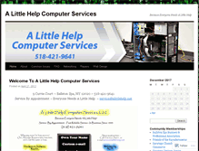 Tablet Screenshot of alittlehelpcomputerservices.wordpress.com
