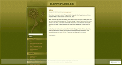 Desktop Screenshot of happypaddler.wordpress.com