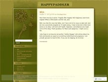 Tablet Screenshot of happypaddler.wordpress.com