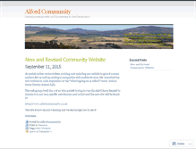 Tablet Screenshot of alfordcommunity.wordpress.com