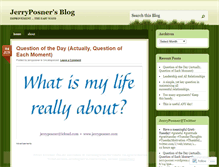 Tablet Screenshot of jerryposner.wordpress.com