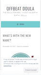 Mobile Screenshot of earthybirthydoula.wordpress.com