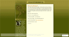 Desktop Screenshot of felicityberry13.wordpress.com