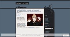 Desktop Screenshot of juliasvonette.wordpress.com