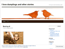 Tablet Screenshot of ilovedumplings.wordpress.com