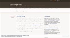 Desktop Screenshot of ecosavvyhome.wordpress.com