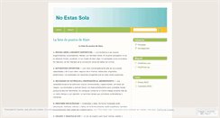 Desktop Screenshot of noestassola.wordpress.com