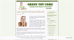 Desktop Screenshot of greentot.wordpress.com