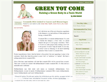 Tablet Screenshot of greentot.wordpress.com