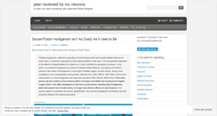 Desktop Screenshot of peerreviewedbymyneurons.wordpress.com