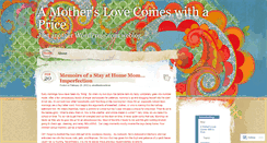 Desktop Screenshot of amothersloveathome.wordpress.com