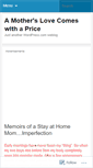 Mobile Screenshot of amothersloveathome.wordpress.com