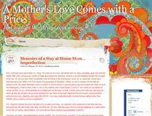 Tablet Screenshot of amothersloveathome.wordpress.com