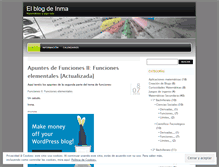 Tablet Screenshot of elblogdeinma.wordpress.com