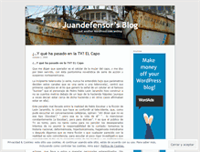 Tablet Screenshot of juandefensor.wordpress.com