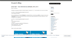 Desktop Screenshot of eruano.wordpress.com