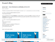 Tablet Screenshot of eruano.wordpress.com
