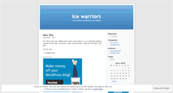 Desktop Screenshot of icewarriorsarmy.wordpress.com