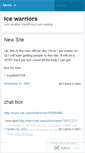 Mobile Screenshot of icewarriorsarmy.wordpress.com