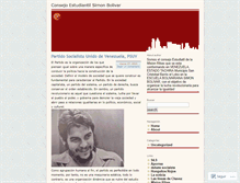 Tablet Screenshot of consejoestudiantilsimonbolivar.wordpress.com
