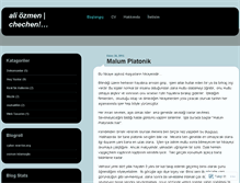 Tablet Screenshot of aliozmen.wordpress.com
