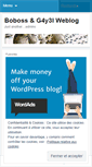 Mobile Screenshot of boboss91.wordpress.com