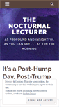 Mobile Screenshot of nocturnallecturer.wordpress.com