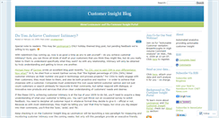 Desktop Screenshot of customerinsightblog.wordpress.com