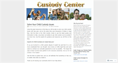 Desktop Screenshot of childcustodyadvice.wordpress.com