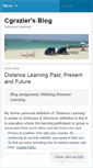 Mobile Screenshot of cgraziermsid.wordpress.com