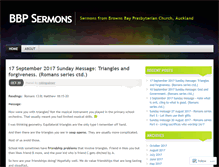 Tablet Screenshot of bbpsermons.wordpress.com