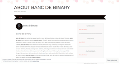 Desktop Screenshot of ecliplist.aboutbancdebinary.wordpress.com