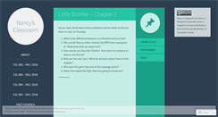 Desktop Screenshot of nancyatenmu.wordpress.com