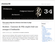 Tablet Screenshot of chomeur34.wordpress.com