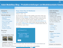 Tablet Screenshot of adammodellbaublog.wordpress.com