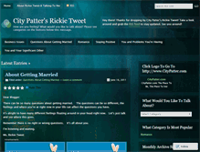 Tablet Screenshot of citypatter.wordpress.com