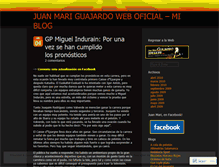 Tablet Screenshot of blogguajardo.wordpress.com