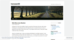 Desktop Screenshot of hanswan03.wordpress.com