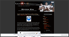 Desktop Screenshot of lightadrenalineworkshop.wordpress.com