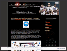 Tablet Screenshot of lightadrenalineworkshop.wordpress.com