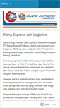 Mobile Screenshot of elanglogistics.wordpress.com