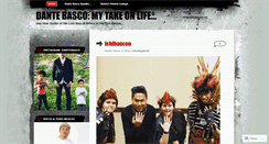 Desktop Screenshot of dantebasco.wordpress.com