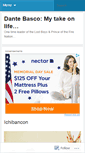 Mobile Screenshot of dantebasco.wordpress.com