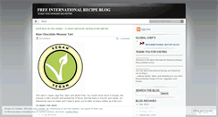 Desktop Screenshot of internationalrecipeblog.wordpress.com