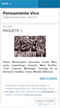 Mobile Screenshot of pensamientovivo.wordpress.com