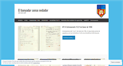 Desktop Screenshot of elbanyadorsensenedador.wordpress.com