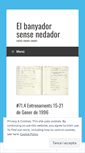 Mobile Screenshot of elbanyadorsensenedador.wordpress.com