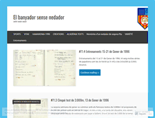 Tablet Screenshot of elbanyadorsensenedador.wordpress.com