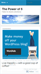 Mobile Screenshot of poweroffive.wordpress.com