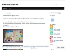 Tablet Screenshot of nokuruncocuklari.wordpress.com